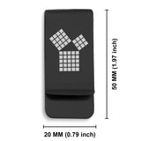 Stainless Steel Masonic 47th Problem of Euclid Symbol Classic Slim Money Clip