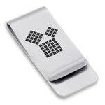 Stainless Steel Masonic 47th Problem of Euclid Symbol Classic Slim Money Clip
