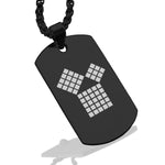Stainless Steel Masonic 47th Problem of Euclid Symbol Dog Tag Pendant - Comfort Zone Studios