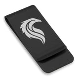 Stainless Steel Mythical Phoenix Head Classic Slim Money Clip