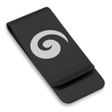 Stainless Steel Koru (Spiral) Maori Symbol Classic Slim Money Clip