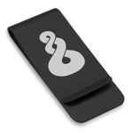 Stainless Steel Pikorua (Twist) Maori Symbol Classic Slim Money Clip