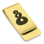 Stainless Steel Pikorua (Twist) Maori Symbol Classic Slim Money Clip