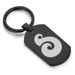 Stainless Steel Matau (Fish Hook) Maori Symbol Dog Tag Keychain - Comfort Zone Studios