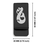 Stainless Steel Manaia (Guardian Spirit) Maori Symbol Classic Slim Money Clip