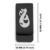 Stainless Steel Manaia (Guardian Spirit) Maori Symbol Classic Slim Money Clip