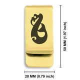 Stainless Steel Manaia (Guardian Spirit) Maori Symbol Classic Slim Money Clip