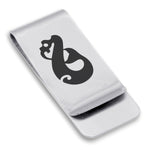 Stainless Steel Manaia (Guardian Spirit) Maori Symbol Classic Slim Money Clip