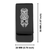 Stainless Steel Taniwha Maori Symbol Classic Slim Money Clip