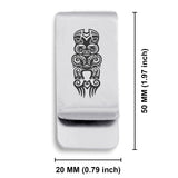 Stainless Steel Taniwha Maori Symbol Classic Slim Money Clip