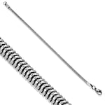 Stainless Steel Round Snake Chain Link Bracelet - Comfort Zone Studios