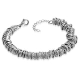 Stainless Steel Celtic Twisted Round Circle Wire Chain Link Bracelet - Comfort Zone Studios