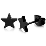 Stainless Steel Shining Shooting Star Stud Earrings - Comfort Zone Studios