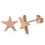Stainless Steel Shining Shooting Star Stud Earrings - Comfort Zone Studios