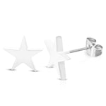 Stainless Steel Shining Shooting Star Stud Earrings - Comfort Zone Studios