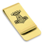 Stainless Steel Viking Mjolnir (Thor’s Hammer) Classic Slim Money Clip