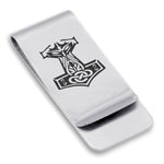 Stainless Steel Viking Mjolnir (Thor’s Hammer) Classic Slim Money Clip