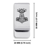 Stainless Steel Viking Mjolnir (Thor’s Hammer) Classic Slim Money Clip