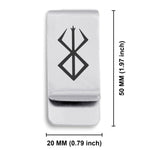 Stainless Steel Viking Berserkers Classic Slim Money Clip