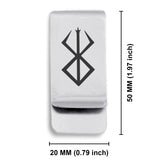 Stainless Steel Viking Berserkers Classic Slim Money Clip