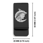 Stainless Steel Apache Warrior Champion Classic Slim Money Clip