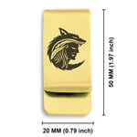Stainless Steel Apache Warrior Champion Classic Slim Money Clip