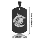 Stainless Steel Apache Warrior Champion Dog Tag Pendant - Comfort Zone Studios