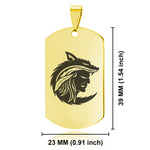 Stainless Steel Apache Warrior Champion Dog Tag Pendant - Comfort Zone Studios