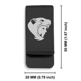 Stainless Steel Aztec Jaguar Warrior Champion Classic Slim Money Clip
