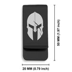 Stainless Steel Gladiator Warrior Champion Classic Slim Money Clip