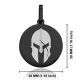 Stainless Steel Gladiator Warrior Champion Round Medallion Pendant