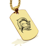 Stainless Steel Knight Warrior Champion Dog Tag Pendant - Comfort Zone Studios