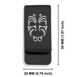 Stainless Steel Maori Warrior Champion Classic Slim Money Clip