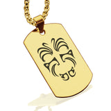 Stainless Steel Maori Warrior Champion Dog Tag Pendant - Comfort Zone Studios