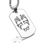 Stainless Steel Maori Warrior Champion Dog Tag Pendant - Comfort Zone Studios