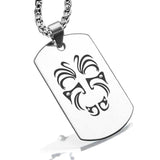 Stainless Steel Maori Warrior Champion Dog Tag Pendant - Comfort Zone Studios