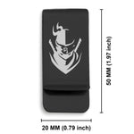 Stainless Steel Ninja Warrior Champion Classic Slim Money Clip