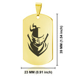 Stainless Steel Ninja Warrior Champion Dog Tag Keychain - Comfort Zone Studios