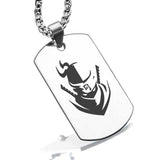 Stainless Steel Ninja Warrior Champion Dog Tag Pendant - Comfort Zone Studios