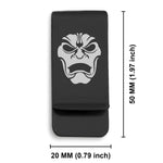 Stainless Steel Persian Immortal Warrior Champion Classic Slim Money Clip