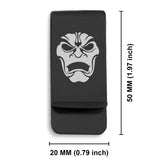 Stainless Steel Persian Immortal Warrior Champion Classic Slim Money Clip