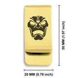 Stainless Steel Persian Immortal Warrior Champion Classic Slim Money Clip