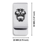 Stainless Steel Persian Immortal Warrior Champion Classic Slim Money Clip