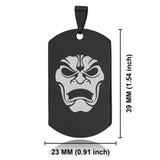 Stainless Steel Persian Immortal Warrior Champion Dog Tag Keychain - Comfort Zone Studios