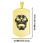 Stainless Steel Persian Immortal Warrior Champion Dog Tag Keychain - Comfort Zone Studios