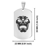 Stainless Steel Persian Immortal Warrior Champion Dog Tag Keychain - Comfort Zone Studios