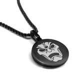 Stainless Steel Persian Immortal Warrior Champion Round Medallion Pendant