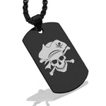 Stainless Steel Pirate Warrior Champion Dog Tag Pendant - Comfort Zone Studios