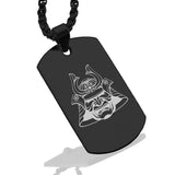 Stainless Steel Samurai Warrior Champion Dog Tag Pendant - Comfort Zone Studios