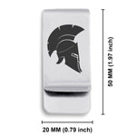 Stainless Steel Spartan Warrior Champion Classic Slim Money Clip